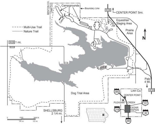 Pleasant Creek Map