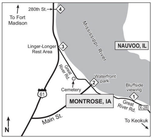Map of Montrose Area