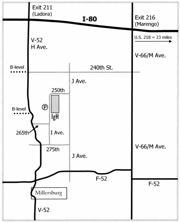 Map of Indiangrass Hills